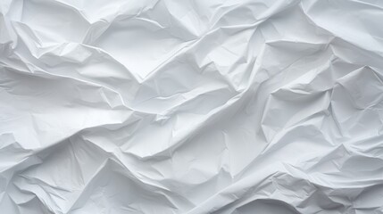 Fototapeta premium White wrinkled paper background with texture
