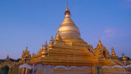 Kuthodaw Paya in Mandalay, Myanmar