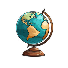 globe cartoon
