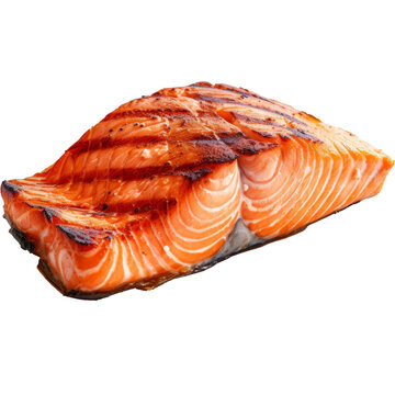 recommend clip art: salmon steak isolated on transparent background