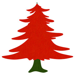 Pine tree drawing