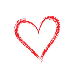 doodle love, hand drawn scribbles, vector illustration