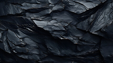 a close up of a black rock