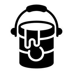 paint can Solid icon