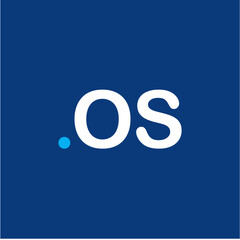 OS Initial logo management company luxury premium trendy