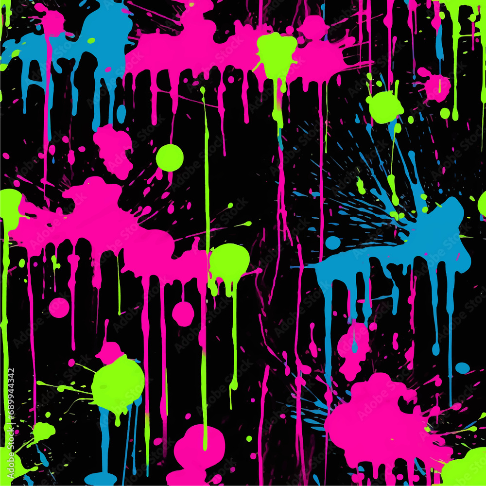 Poster splatter messy spot stain drip ink spray stroke splash textile print watercolor paint drop artist