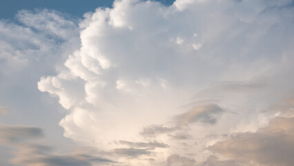 blue sky vivid which has cloudy summer. art in nature beautiful background with copy space add text