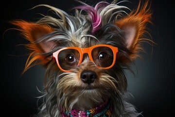 犬のポートレート,Generative AI AI画像