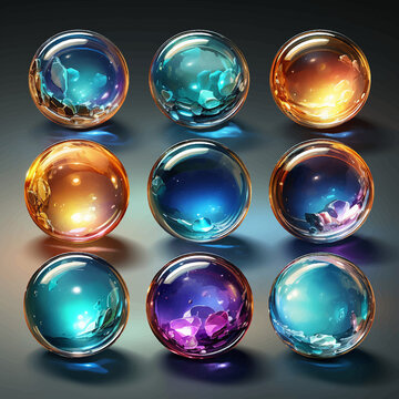 jewel glossy sphere shine violet crystal shadow 3d transparent bubble shiny purple round luxury 