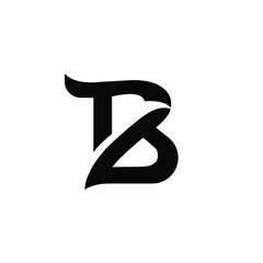 Letter B With Bird Logo Design Template - obrazy, fototapety, plakaty