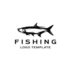 Tarpon Fish Logo: Perfect for Fisheries, Maritime, River Industries, and Similar Businesses