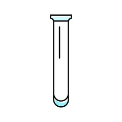 test tubes chemical glassware lab color icon vector. test tubes chemical glassware lab sign. isolated symbol illustration