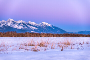 Twilight At The Edge Of The Mountains