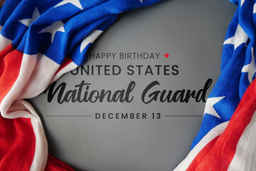United States National Guard birthday on December 13. The U.S. national guard.