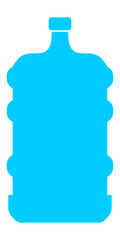 Gallon Of Water Vector Outline Icon Design illustration