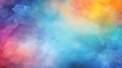 Abstract background with clouds on chalkboard, Abstract chalkboard background with vibrant multi-colored smudges