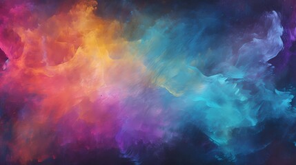 Fototapeta na wymiar Abstract background with clouds on chalkboard, Abstract chalkboard background with vibrant multi-colored smudges
