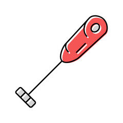 milk frother home interior color icon vector. milk frother home interior sign. isolated symbol illustration