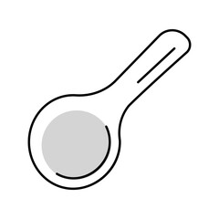 spoon rest home interior color icon vector. spoon rest home interior sign. isolated symbol illustration