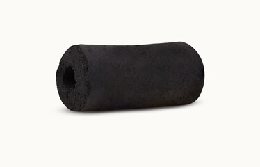 black charcoal on transparent