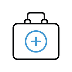 First Aid Kit Icon vector stock illustration