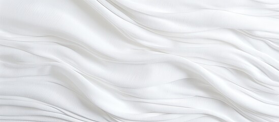 Detailed texture of white fabric