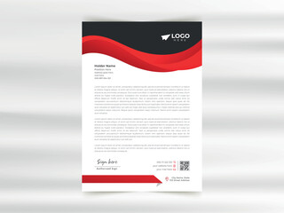 Vector modern business and corporate letterhead template