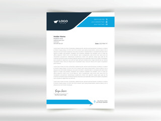 Vector modern business and corporate letterhead template