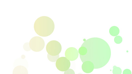 カラフルな淡い色のパーティクル、つぶつぶ、泡、点々、光の粒、丸