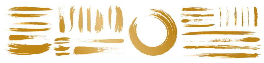 毛筆の素材。ブラシタッチのテクスチャー