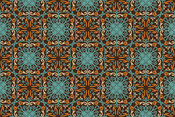 oriental pattern. vintage background with Arabic ornaments. Patterns, backgrounds and wallpapers for your design. Textile ornament. Vector illustration.