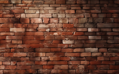 Obraz premium Red Brick wall texture, grungy old, strength, concept & ideas background