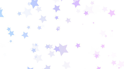 カラフルなたくさんの星　パーティクル　無数の星　かわいい　虹色　浮遊