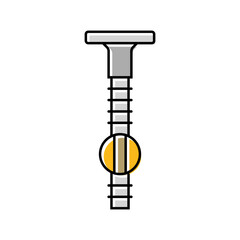 furniture bolt hardware fitting color icon vector. furniture bolt hardware fitting sign. isolated symbol illustration