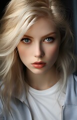 Naklejka premium portrait of a woman