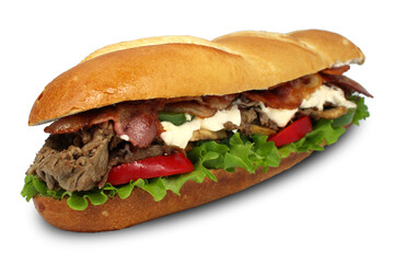 BACON 3 CHEESE STEAK