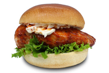 CAJUN CHICKEN BURGER