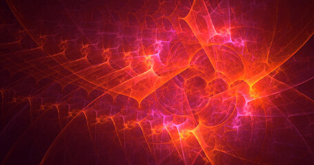 3D rendering abstract fractal business background