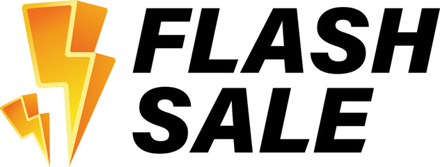 3D flashes sales badge icon