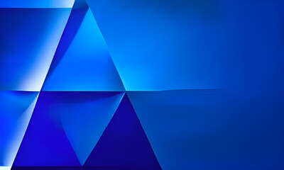 Navy blue geometric abstract background ,Minimal. Color gradient. Dark. Web banner. Geometric shape. 3d effect. Lines stripes triangles.