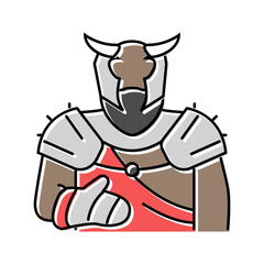 tartarus greek god ancient color icon vector. tartarus greek god ancient sign. isolated symbol illustration