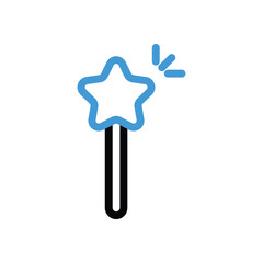 Magic Wand Icon vector stock illustration