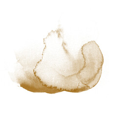 Coffee, chocolate, liquid stains isolated on transparent background. Royalty high-quality free...