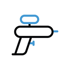 Water Gun Icon vector stock illustration