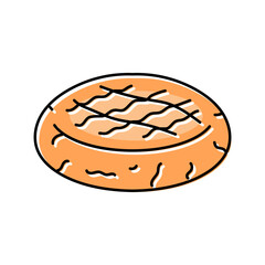 peanut butter cookies food snack color icon vector. peanut butter cookies food snack sign. isolated symbol illustration