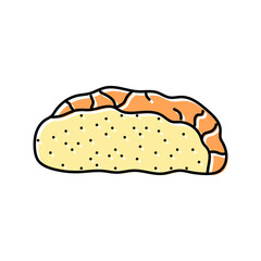 almond biscotti food snack color icon vector. almond biscotti food snack sign. isolated symbol illustration