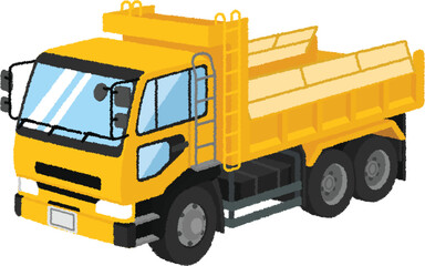 ダンプカーのイラスト