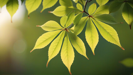 tree leaves 16:9 5120*2880