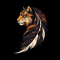 Tiger feather logo