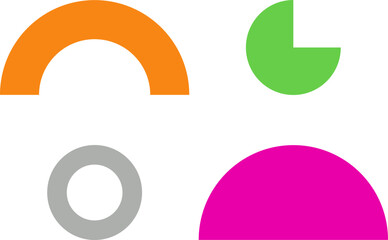 Geometric shape. Basic geometric shapes such as arrow, triangle, square, circle, trapezium, heart, star, rhombus, polygon, rectangle, parallelogram, pentagon for education. Vector illustration.